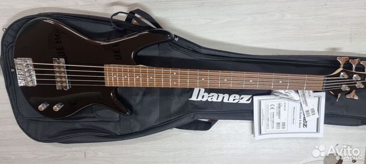 4-6-41. Ibanez GSR105EX black 5-ти струнный бас