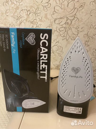 Утюг scarlett новый 2200 Вт