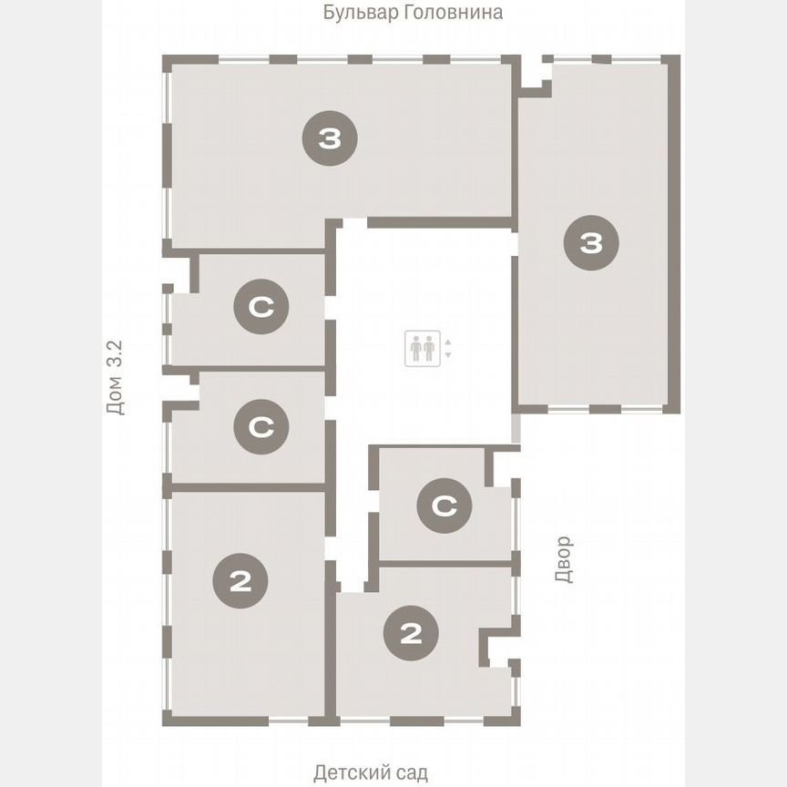 3-к. квартира, 104,2 м², 5/16 эт.