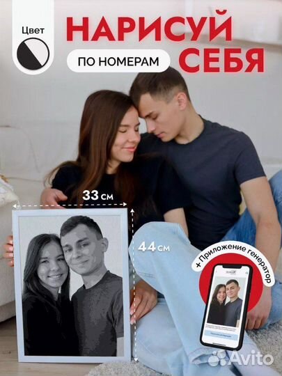 Картина по номерам с фотографии