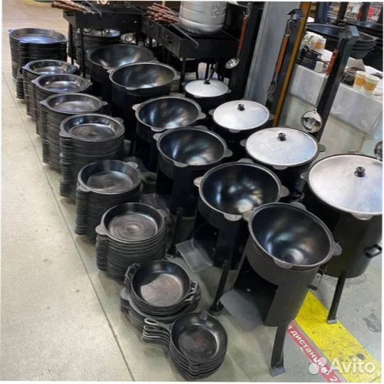 Казан чугунный 12л Узбекский