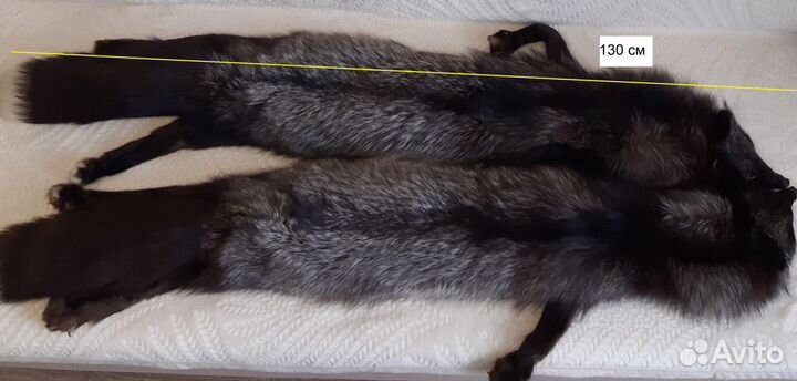 Чернобурка.Горжетка из чернобурки