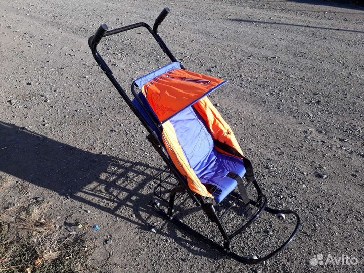 Детские санки коляска