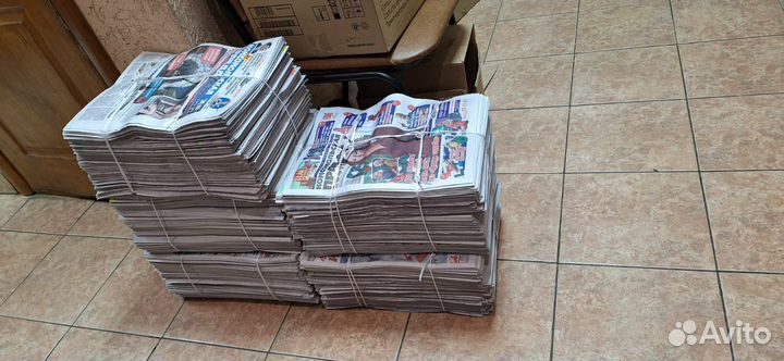 Пачки газет для разных нужд