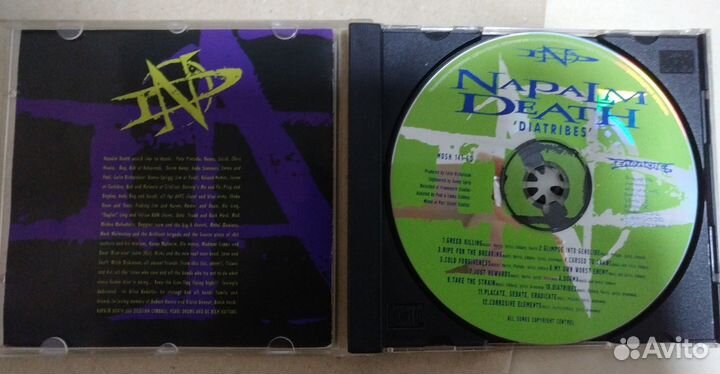 Napalm Death – Diatribes (1995) mosh 141 CD