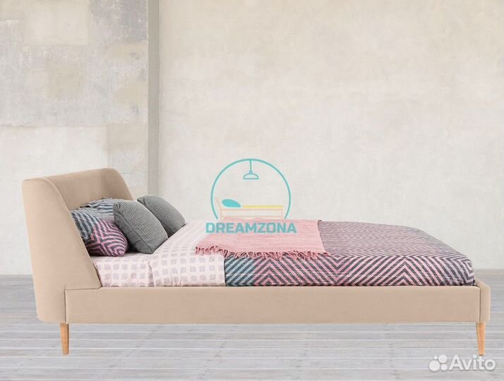 Кровать Робин с мягким изголовьем в рассрочку