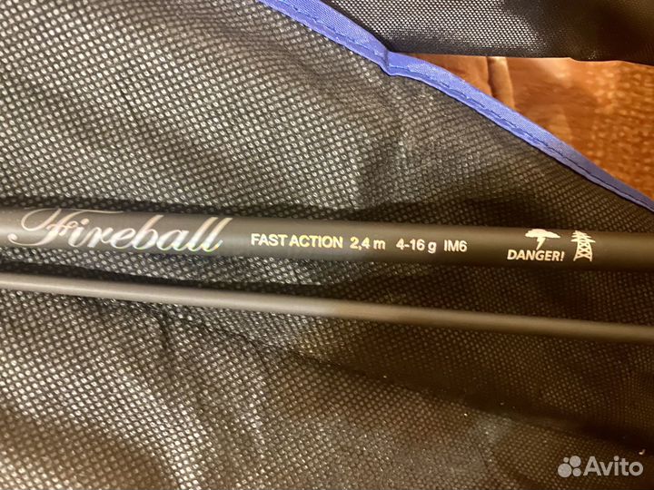 Спининг Волжанка fireball 2,4м 4-16 г