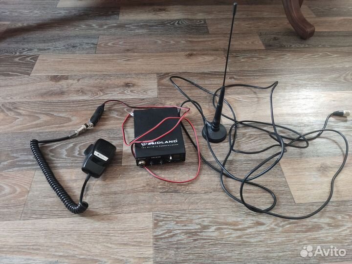 Рация cb Midland Alan 100plus с антенной