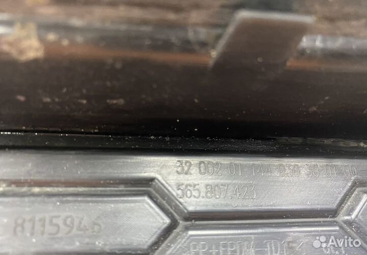 Накладка заднего бампера Skoda Kodiaq 2017 OEM 565807423