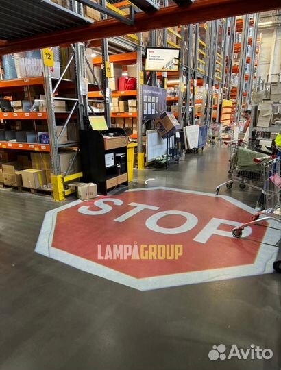 Гобо проектор - проекционный пешеходный переход