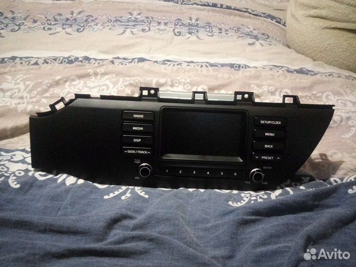 Штатная магнитола киа рио4 с рамкой