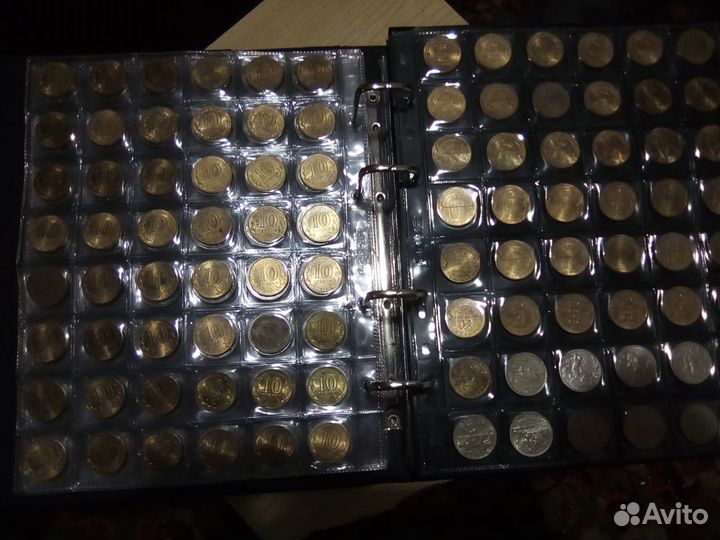 Альбом с монетами России, СССР, Российской империи