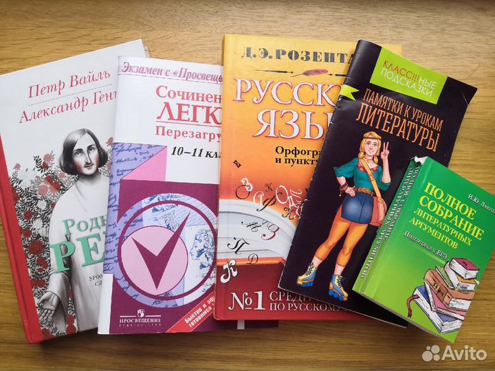 Пособия для сочинения, по русскому и литературе
