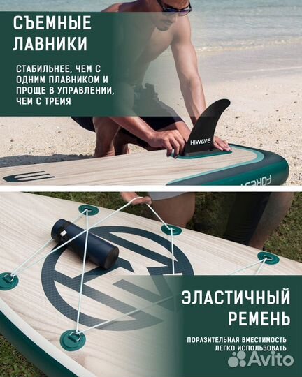 Надувная SUP-доска hiwave forest series PRO 11' 33