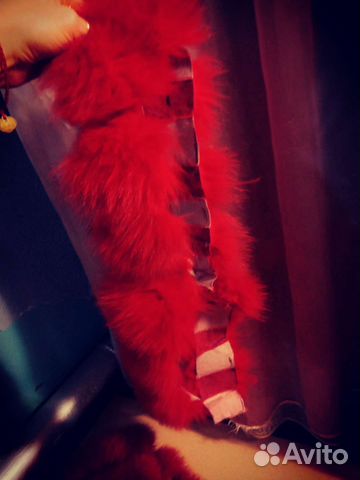 Мех песца на рукоделия