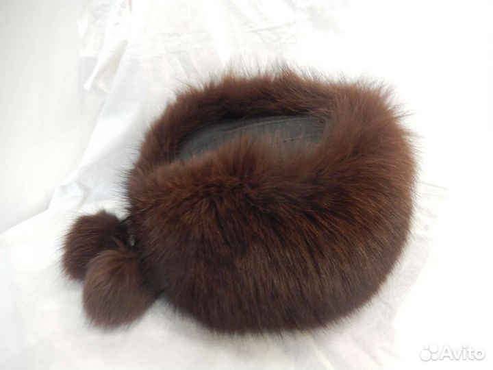 Шапка песцовая женская