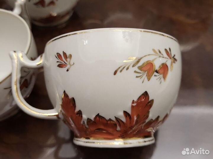 Чайный сервиз вербилки СССР на 12 персон