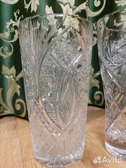 Вазы хрустальные ссср, новые