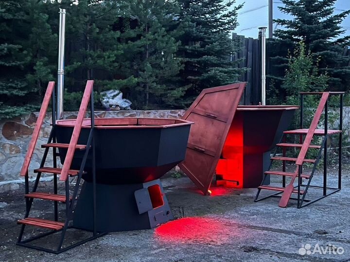 Банный чан на дровах в наличии и под заказ