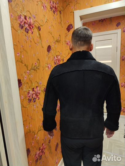 Дубленка натуральная мужская 50 52
