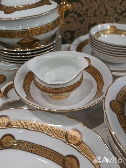 Сервиз столовый Чехословакия Versace медуза