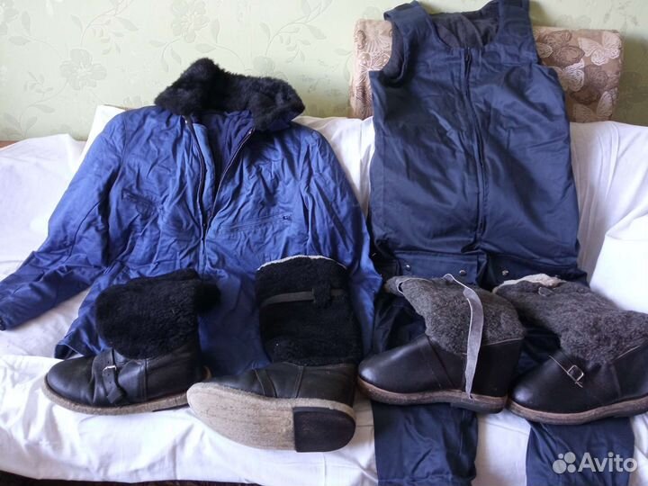 Костюмы мужск.летный зимн. Унты, комбинезон