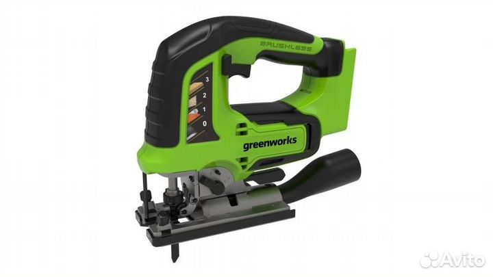 Лобзик аккумуляторный Greenworks GD24JS, 24V, бесщ