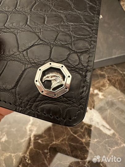 Обложка для паспорта Stefano Ricci крокодил