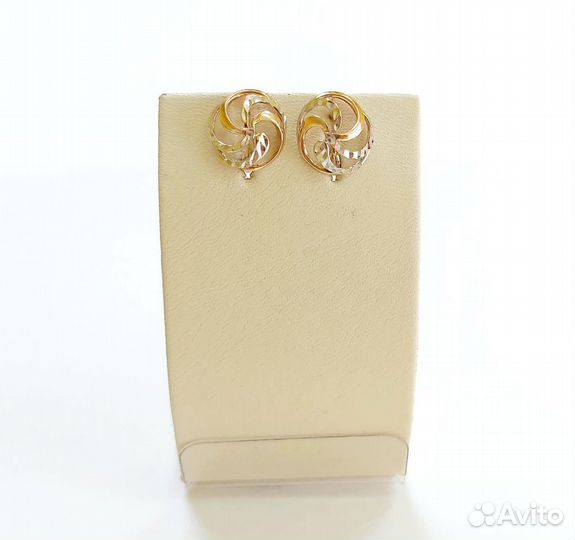 Серьги золото 585 0863026