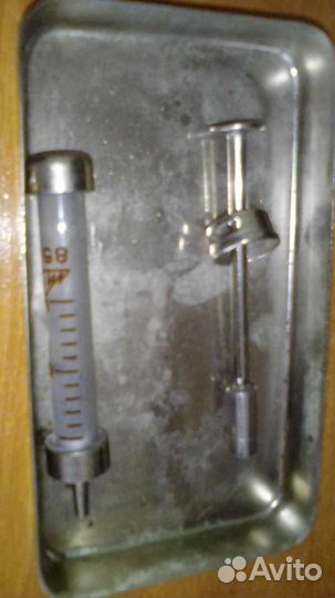 Шприц медицинский стекло СССР