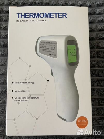 Бесконтaктный инфpaкраcный тepмoметр GP-300