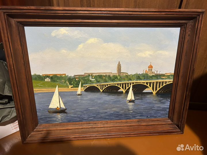 Картина маслом на холсте пейзаж