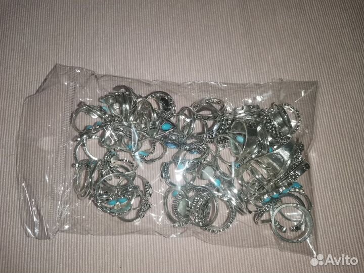 Кольца пакетом лотом