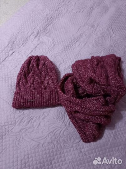 Шапка и снуд для девочки