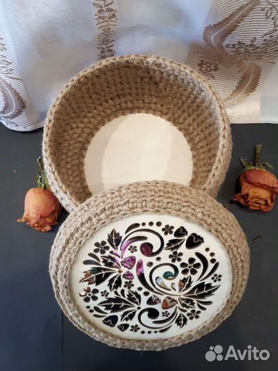 Корзинки с крышкой