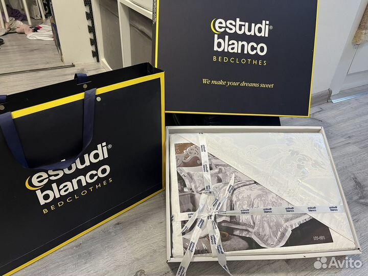 Комплект постельного белья estudi blanco