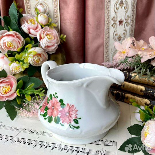 Соусник, молочник Винтаж Фарфор