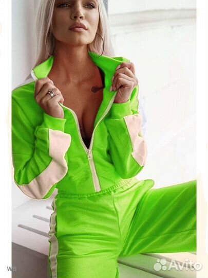 Новый спортивный костюм 42 44 46 зелёный Толстовка