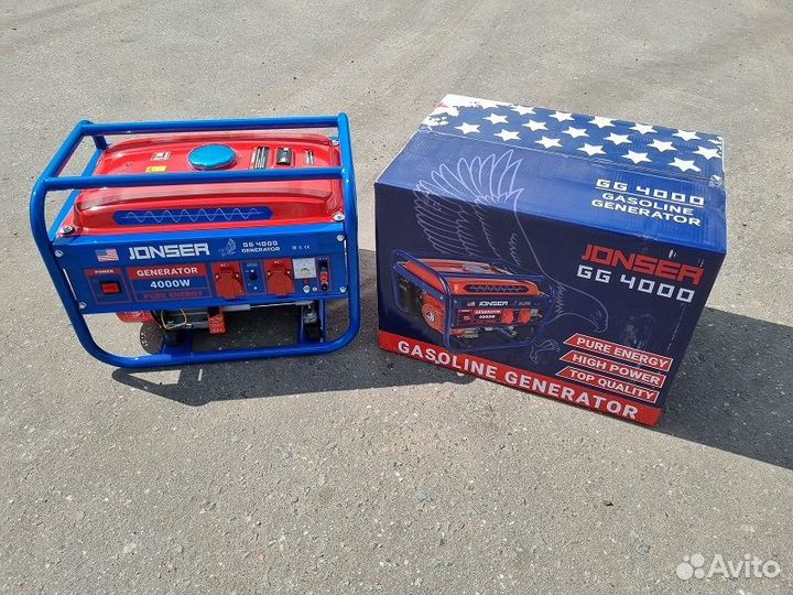 Бензогенератор Jonser GG 4000 (США)
