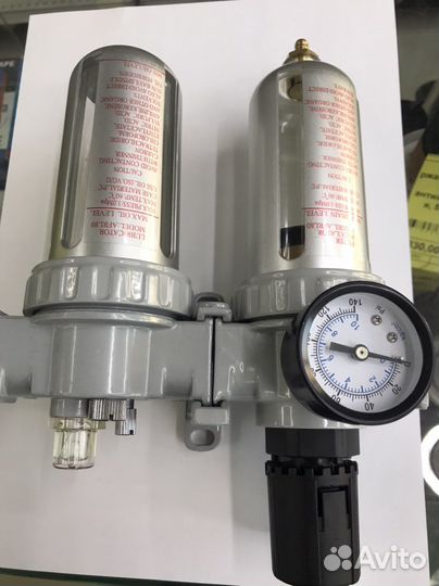 KiWiX Фильтр с манометром+лубрикатор аfrl-80
