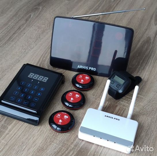 Кнопка вызова медперсонала, персонала, врача, часы