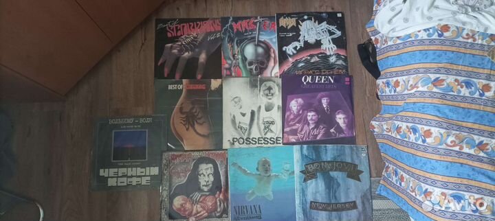 Виниловые пластинки рок