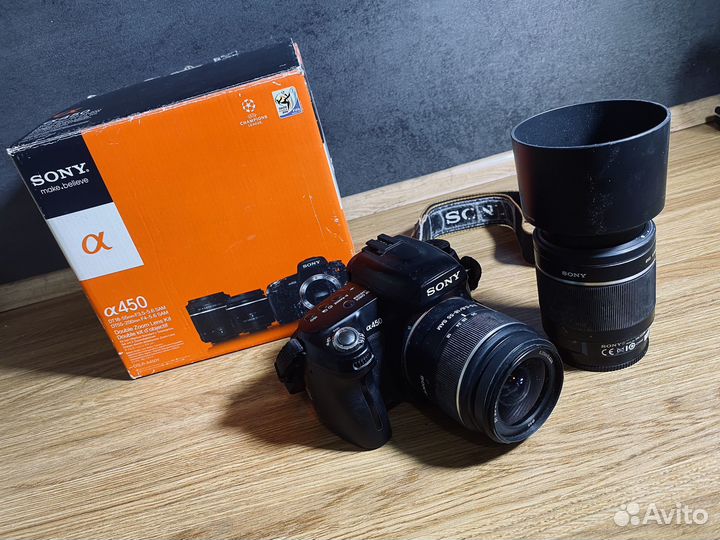 Зеркальный фотоаппарат Sony Alpha dslr-A450
