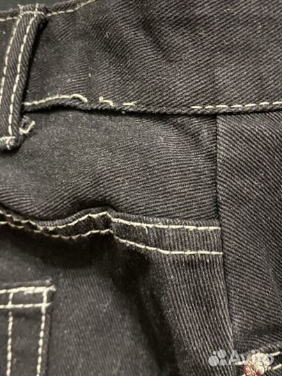 Шорты широкие длинные в стиле balenciaga