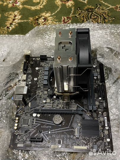 Комплект core i3 10105F+плата h510m h+кулер