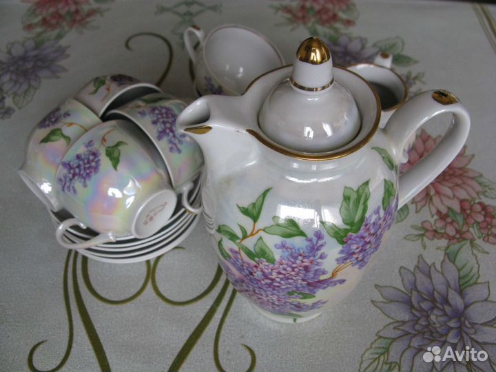 Дулевский кофейный сервиз на 6 персон