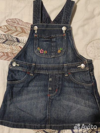 Джинсовый сарафан для девочки