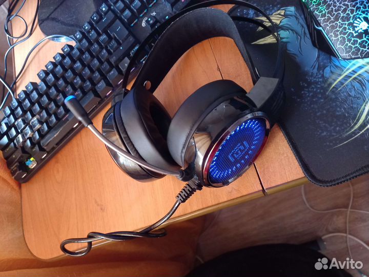 Проводная гарнитура Oklick HS-L700G черный