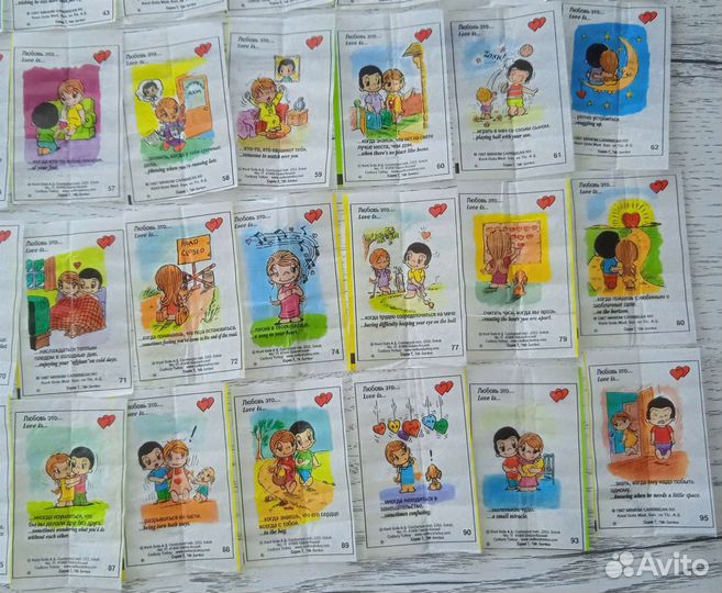 Вкладыши love is