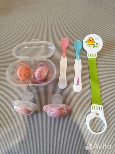 Бутылочки, пустышки